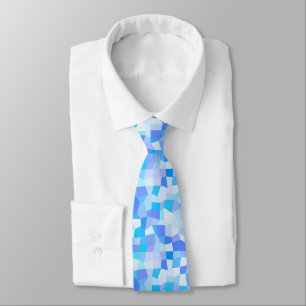 Bright Blues Mosaic Krawatte