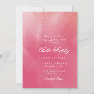 Bright Boho Ombre Bridal Dusche Einladung