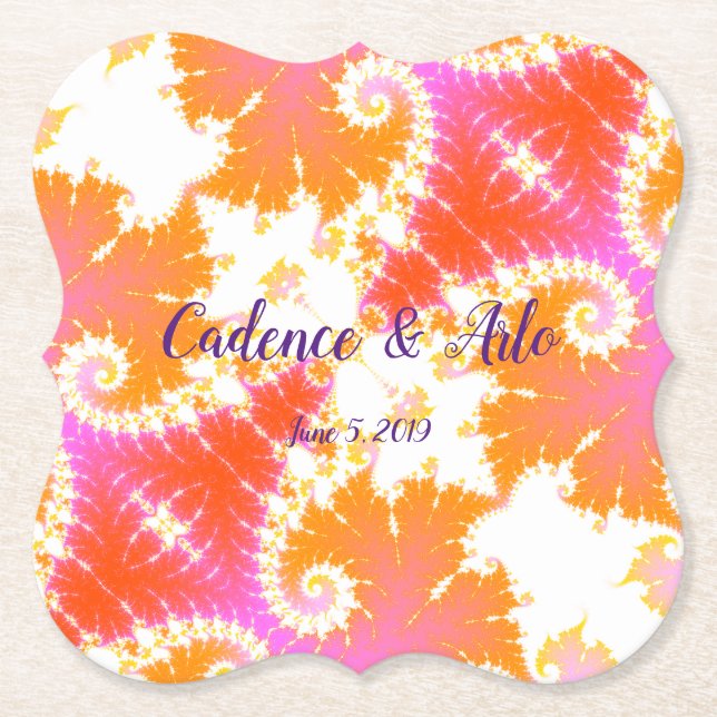 Bright Boho Untersetzer (Vorderseite)