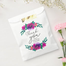 Bright & Bold Colorful Florals Brautparty vielen D Geschenktütchen