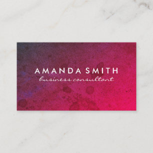 Bright Bold Grunge Visitenkarte