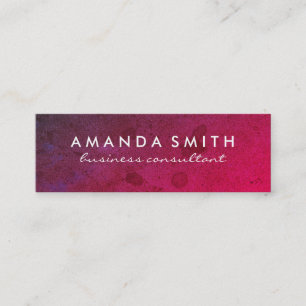 Bright Bold Textur Mini Visitenkarte