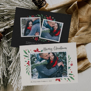 Bright Boughs Holiday Photo Card Feiertagskarte
