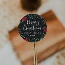 Bright Boughs | Personalisiert Frohe Weihnachten