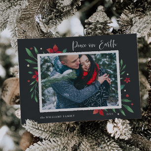 Bright Boughs WELTFRIEDEN FOTO Feiertagskarte