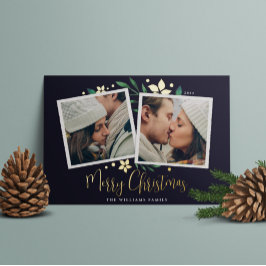 Bright Boughs | Zwei Fotos Folien Feiertagskarte