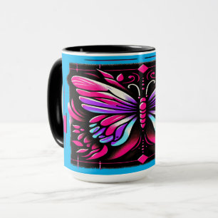 "Bright Butterfly" - Anpassbare Tasse