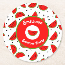 Bright Cheerful Watermelons Summer Party