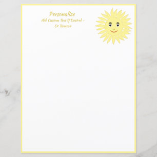 Bright & Cheery Lächeln Sommersonne Personalisiert