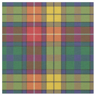 Bright Clan Buchanan Kariert Tartan Muster Stoff