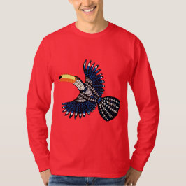 Bright Colorful Tropical Jungle Toucan Bird T-Shirt