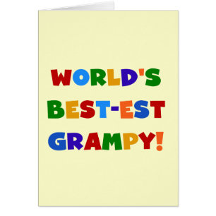 Bright Colors Best Grampy T - Shirt and Gifts
