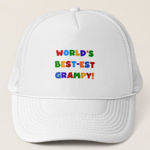 Bright Colors Best Grampy T - Shirt and Gifts Truckerkappe