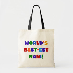 Bright Colors Best Nani T - Shirt and Gifts Tragetasche