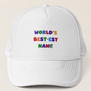 Bright Colors Best Nani T - Shirt and Gifts Truckerkappe