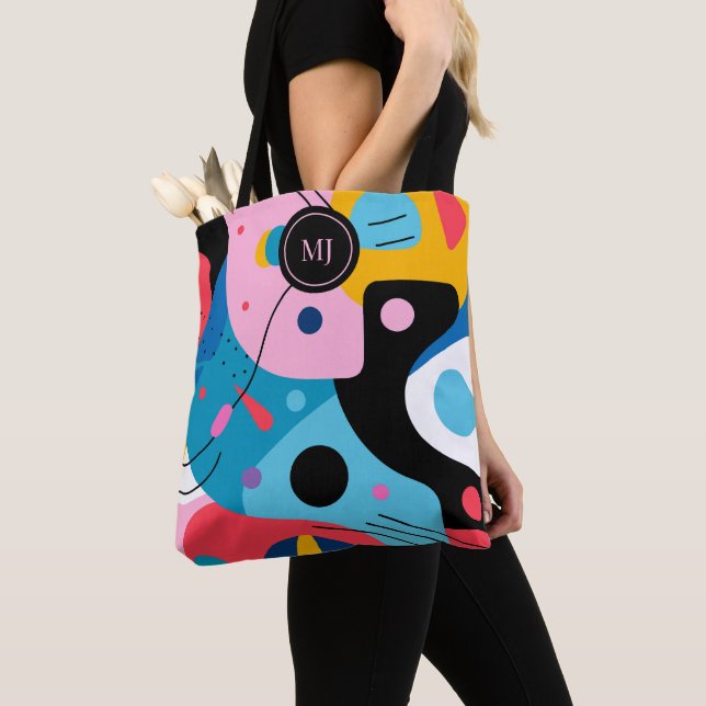 Bright colors whimsical shapes modern geometric (Von Nahem)