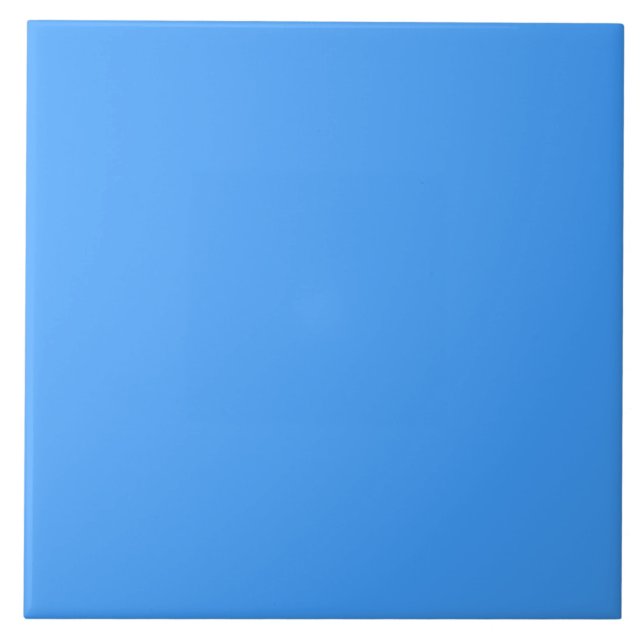 Bright Cornflower Blue | #43A1FF Fliese (Vorderseite)