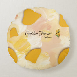 Bright cushion pillow rundes kissen