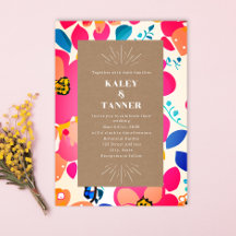 Bright Cutouts Abstrakte Hochzeit Cardstock