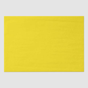 Bright Daffodin Yellow Moderne Maximalistische Wei Seidenpapier