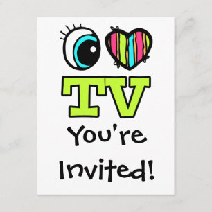 Bright Eye Heart Ich liebe TV Einladung