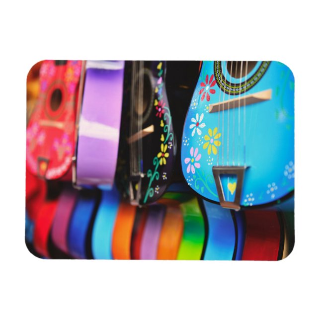 Bright Festive Musical Gitarren Magnet (Horizontal)
