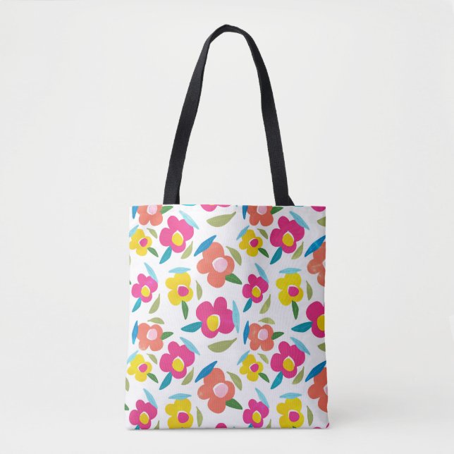 Bright Florals auf Weiß (Vorderseite)