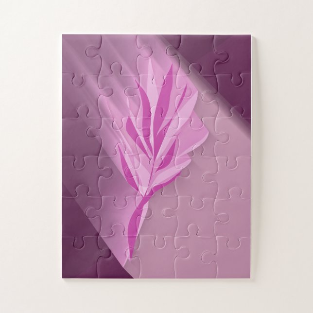 Bright flower. puzzle (Vertikal)