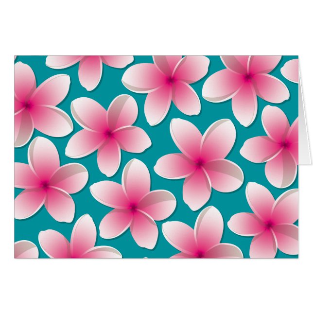 Bright Frangipani/ Plumeria flowers (Vorderseite (Horizontal))
