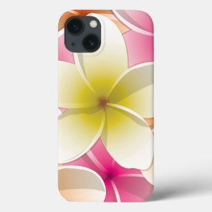 Bright Frangipani/ Plumeria flowers Case-Mate iPhone Hülle