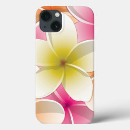 Bright Frangipani/ Plumeria flowers Case-Mate iPhone Hülle