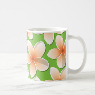 Bright Frangipani/ Plumeria flowers Kaffeetasse