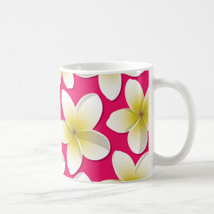 Bright Frangipani/ Plumeria flowers Kaffeetasse