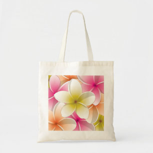 Bright Frangipani/ Plumeria flowers Tragetasche