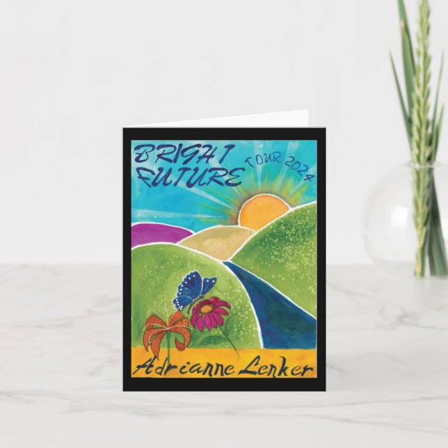 Bright Future Adrianne Lenker Sticker Karte (Vorderseite)