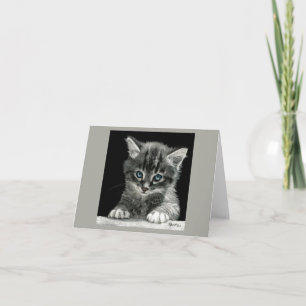 "Bright Future" Kitten Card Karte