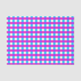 Bright Gingham Tissue Paper Seidenpapier