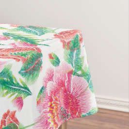 Bright Girl Pink Blume Muster Tischdecke