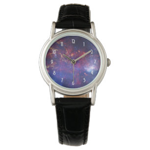 Bright Glowing Galaxy in Outer Space Armbanduhr