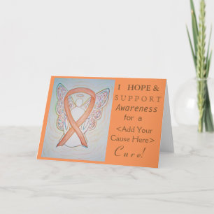 Bright Gold Awareness Band Custom Ursache Cards Karte