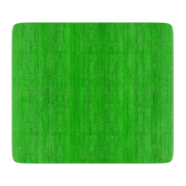 Bright Green Bamboo Holz Grain Look Schneidebrett (Vorderseite)