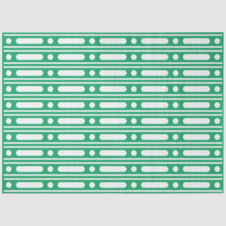 Bright Green Dots Border Decoupage Paper Seidenpapier