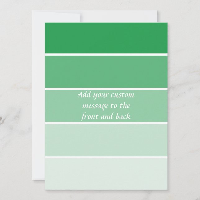 Bright Green Paint Samples (Vorderseite)