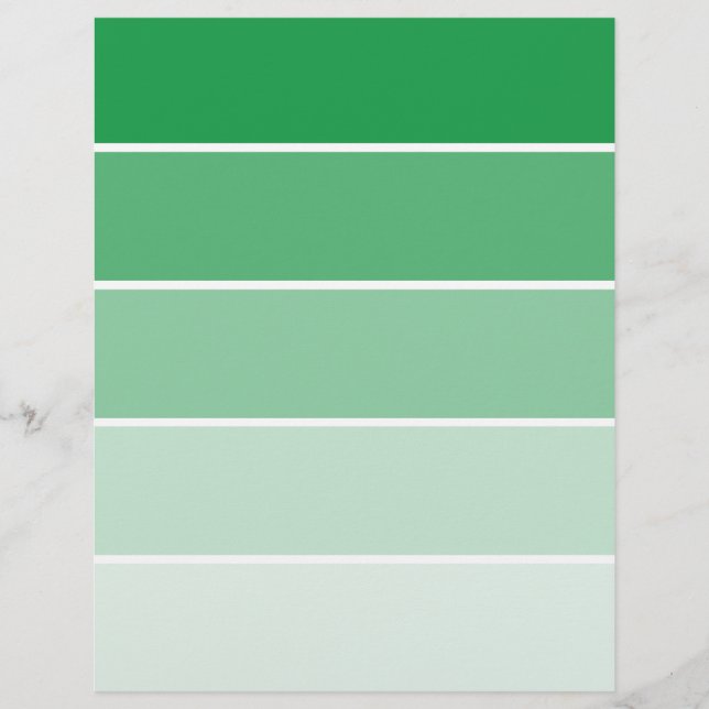 Bright Green Paint Samples (Vorderseite)