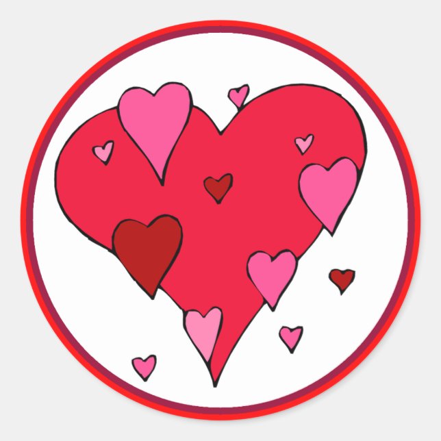 Bright Hearts Stickers (Vorderseite)