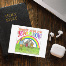 Bright Hope for Tomorrow Inspirational Postcard