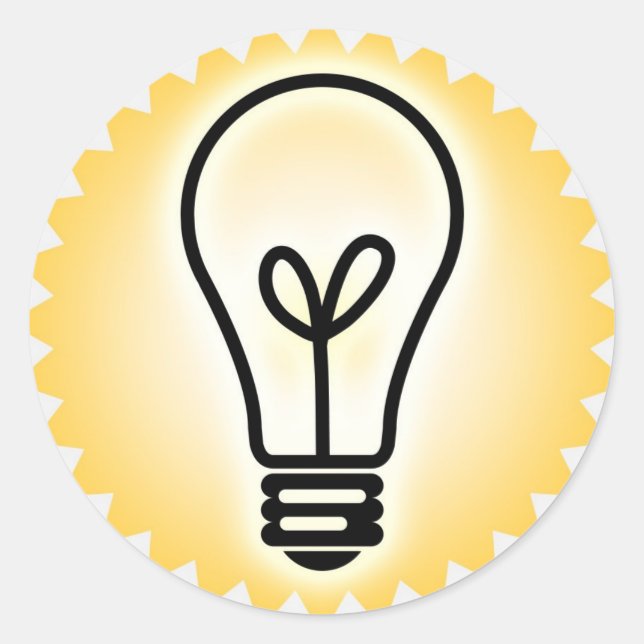 Bright Idea Sticker (Vorderseite)