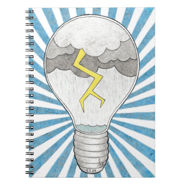 Bright Ideas Journal von Krisalaneous Notizblock (Vorderseite)
