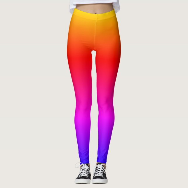 Bright Ipanema Rainbow Ombre Leggings (Vorderseite)