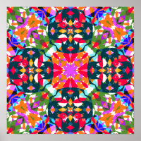 Bright Jolly farbenfrohe Dopamin Decke Wall Poster